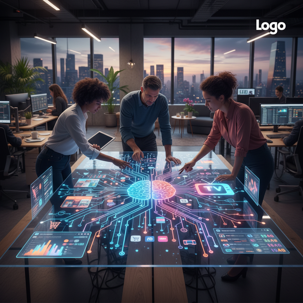Immagine che illustra l'integrazione di dati e analisi per il marketing