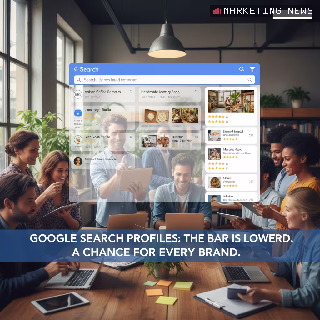 Profili di ricerca Google: la soglia Immagine editoriale dedicata a Profili di ricerca Google: la soglia si abbassa, una chance per ogni brand